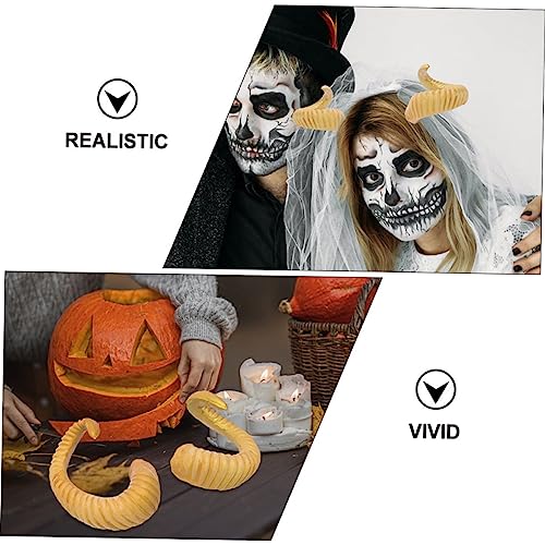 DECOMELODY Halloween Stirnband mit Künstlichen Schafshörnern Leichtes DIY Haarschmuck Horn Robustes Kostüm Zubehör für Halloween Cosplay Party und Fotorequisiten DECOMELODY Halloween Stirnband mit Künstlichen Schafshörnern Leichtes DIY Haarschmuck Horn Robustes Kostüm Zubehör für Halloween Cosplay Party und Fotorequisiten von DECOMELODY