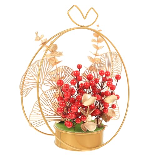 DECOMELODY Handlicher Hochzeitsblumenkorb mit Roten Beeren Langlebige Tischdekoration für Verlobung Hochzeit Einweihung Festliche Wohnraumgestaltung Romantisches für Brautpaar DECOMELODY Handlicher Hochzeitsblumenkorb mit Roten Beeren Langlebige Tischdekoration für Verlobung Hochzeit Einweihung Festliche Wohnraumgestaltung Romantisches für Brautpaar von DECOMELODY