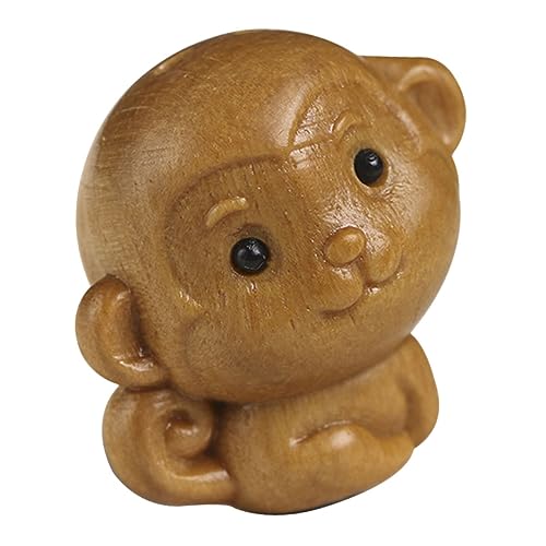 DECOMELODY Holzfigur AFFE Schlüsselanhänger Deko Anhänger Handgefertigt Klein Robust Multifunktional für Rucksack Taschen Schlüsselbund Desktop Schmuck DECOMELODY Holzfigur AFFE Schlüsselanhänger Deko Anhänger Handgefertigt Klein Robust Multifunktional für Rucksack Taschen Schlüsselbund Desktop Schmuck von DECOMELODY