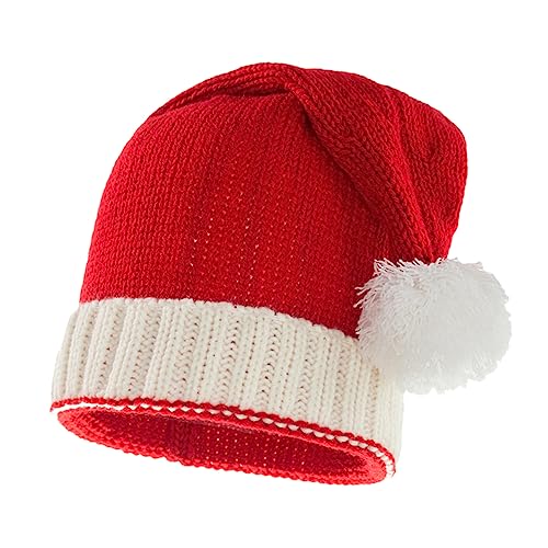 DECOMELODY Hut Weihnachtskopfbedeckung Weihnachtsmütze Mütze mit Weihnachtsmotiv Hüte wintermütze weihnachtsmannmützen für weihnachtliche Wollmütze Kopfwärmer im Winter Garn rot DECOMELODY Hut Weihnachtskopfbedeckung Weihnachtsmütze Mütze mit Weihnachtsmotiv Hüte wintermütze weihnachtsmannmützen für weihnachtliche Wollmütze Kopfwärmer im Winter Garn rot von DECOMELODY