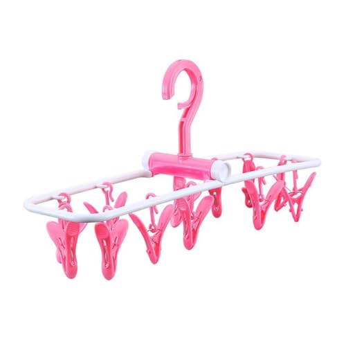 DECOMELODY Klappbarer Wäschehalter mit Starken Clips Rostfrei Winddicht Platzsparend für Unterwäsche Socken Pullover Einfach zu Montieren für Badezimmer Balkon und Reisen Candy DECOMELODY Klappbarer Wäschehalter mit Starken Clips Rostfrei Winddicht Platzsparend für Unterwäsche Socken Pullover Einfach zu Montieren für Badezimmer Balkon und Reisen Candy von DECOMELODY