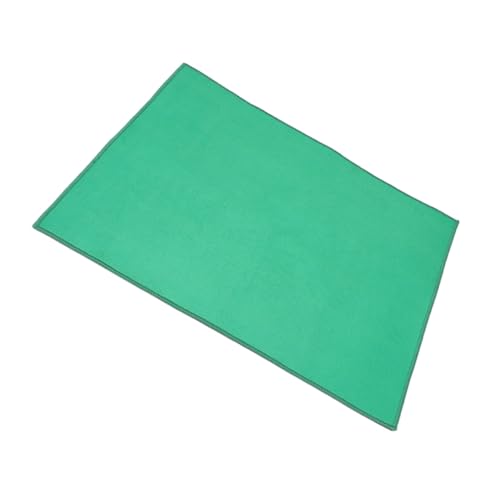 DECOMELODY Mahjong-tischmatte Mahjong-tischdecke rutschfeste Kartentischdecke Tile Spieltischabdeckung Karte Tischmatte Stoff Grün von DECOMELODY
