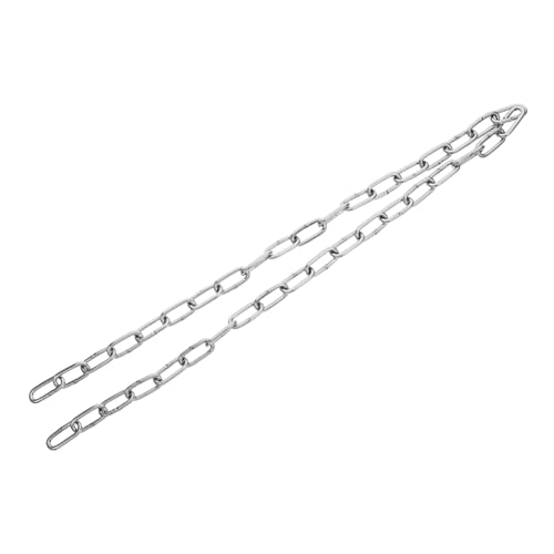 DECOMELODY Metall Takelagekette Verriegelungskette Silber Edelstahlkette Kettenglied 201 Edelstahl von DECOMELODY