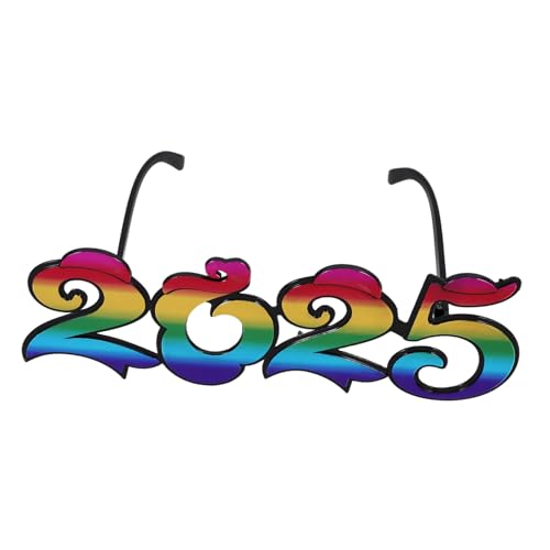 DECOMELODY Neujahrs Partybrille mit Buntem Zahlen Design Lustige Fotorequisite für Silvesterfeier Auffällige Festivalbrille Geeignet für Tanz und Themenpartys DECOMELODY Neujahrs Partybrille mit Buntem Zahlen Design Lustige Fotorequisite für Silvesterfeier Auffällige Festivalbrille Geeignet für Tanz und Themenpartys von DECOMELODY