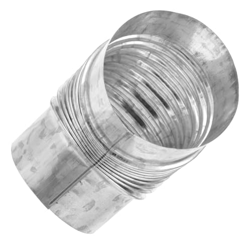 DECOMELODY Ofenrohr Bogen aus hochwertigem Metall Spiralschlauch für Outdoor Holzofen Langlebiges Ofenrohr Verlängerungsset mit Verbesserter Luftzirkulation Einfache Montage DECOMELODY Ofenrohr Bogen aus hochwertigem Metall Spiralschlauch für Outdoor Holzofen Langlebiges Ofenrohr Verlängerungsset mit Verbesserter Luftzirkulation Einfache Montage von DECOMELODY