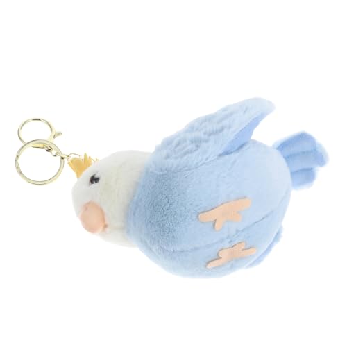 DECOMELODY Papagei Schlüsselanhänger Mini-Köder Puppenhaus aus Stoff Hutclip Golf Papagei Plüschspielzeug Taschen Dekoration Puppen-Schlüsselanhänger Plüsch-Anhänger Zinklegierung Sky-blue DECOMELODY Papagei Schlüsselanhänger Mini-Köder Puppenhaus aus Stoff Hutclip Golf Papagei Plüschspielzeug Taschen Dekoration Puppen-Schlüsselanhänger Plüsch-Anhänger Zinklegierung Sky-blue von DECOMELODY