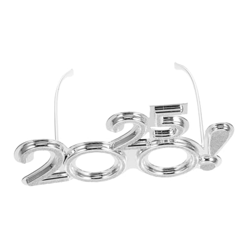 DECOMELODY Partybrille mit Lustigem Ausrufezeichen Silberne Pc Kunststoffbrille Leichte Neuheitsbrille für Silvester Feiern und Foto Requisiten Dekoratives Partyzubehör DECOMELODY Partybrille mit Lustigem Ausrufezeichen Silberne Pc Kunststoffbrille Leichte Neuheitsbrille für Silvester Feiern und Foto Requisiten Dekoratives Partyzubehör von DECOMELODY