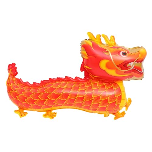 DECOMELODY Roter Chinesischer Drachen Luftballon für Neujahrsdekoration Leichter Tragbarer Partyballon Vielseitig Einsetzbar für Frühlingsfest Kindergeburtstag und Festlichkeit DECOMELODY Roter Chinesischer Drachen Luftballon für Neujahrsdekoration Leichter Tragbarer Partyballon Vielseitig Einsetzbar für Frühlingsfest Kindergeburtstag und Festlichkeit von DECOMELODY
