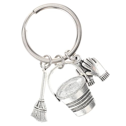 DECOMELODY Schlüsselanhänger Hauswirtschaft Zinklegierung Dekorativer Taschenanhänger Geschenk für Reinigungspersonal Vielseitiger Schlüsselanhänger und Rucksack Schmuck Langlebig und DECOMELODY Schlüsselanhänger Hauswirtschaft Zinklegierung Dekorativer Taschenanhänger Geschenk für Reinigungspersonal Vielseitiger Schlüsselanhänger und Rucksack Schmuck Langlebig und von DECOMELODY