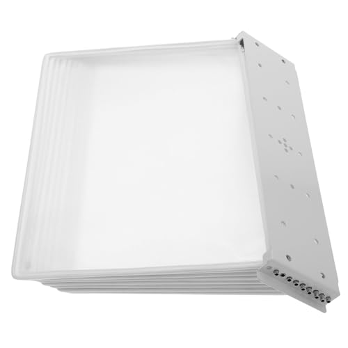DECOMELODY Seitiges Wandmontage Flip File System Robuster Dokumentenhalter zur Platzsparenden Büroorganisation Leichter Formbeständiger Wandordner für Referenzdateien von DECOMELODY