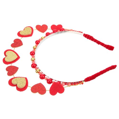 DECOMELODY Stirnband Zum Valentinstag Glitzer Herz Haarschmuck Für Süßes Haarband Für Hochzeiten Und Feiern Romantisches Accessoire DECOMELODY Stirnband Zum Valentinstag Glitzer Herz Haarschmuck Für Süßes Haarband Für Hochzeiten Und Feiern Romantisches Accessoire von DECOMELODY