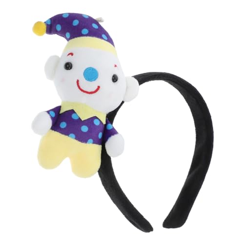 DECOMELODY Süßes Clown-haarband, Lustiger Clown-kopfschmuck Für Mädchen, Clown-kostüm-zubehör, Clown-kopfbedeckung, Party, Foto-requisite, Clown-stirnband, Halloween-stirnband DECOMELODY Süßes Clown-haarband, Lustiger Clown-kopfschmuck Für Mädchen, Clown-kostüm-zubehör, Clown-kopfbedeckung, Party, Foto-requisite, Clown-stirnband, Halloween-stirnband von DECOMELODY