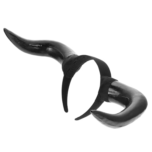 DECOMELODY Teufelshörner Haarreif Leichtes Horn Stirnband Langlebig Halloween Party Cosplay Haarschmuck für Erwachsene von DECOMELODY
