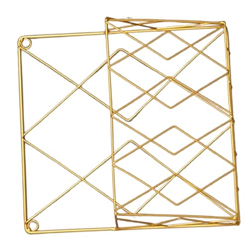 DECOMELODY Wandmontierter Magazinhalter aus Stabilem in Gold Vielseitiger Zeitschriftenhalter und Bücherorganizer für Wohnzimmer Büro und Dekorative Wandablage Rostbeständig und Langlebig von DECOMELODY