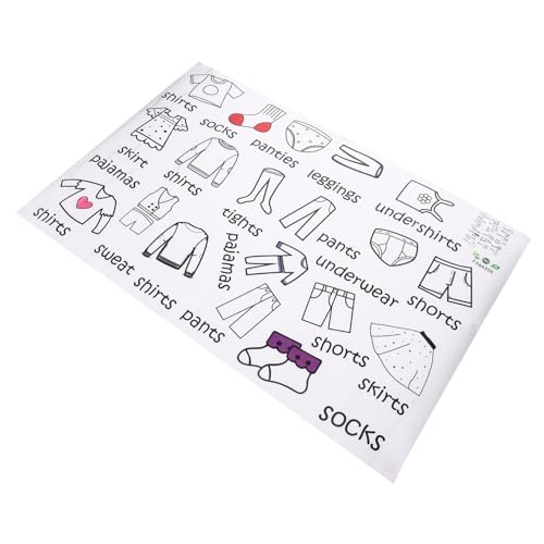 DECOMELODY Wardrobe Clothes Label Sticker PVC Selbstklebend Ablösbar mit Kleidungssymbolen zur Einfachen Kleidersortierung Rückstandsfrei Entfernbar für Schrank und Kommode Kinderfreundlich DECOMELODY Wardrobe Clothes Label Sticker PVC Selbstklebend Ablösbar mit Kleidungssymbolen zur Einfachen Kleidersortierung Rückstandsfrei Entfernbar für Schrank und Kommode Kinderfreundlich von DECOMELODY