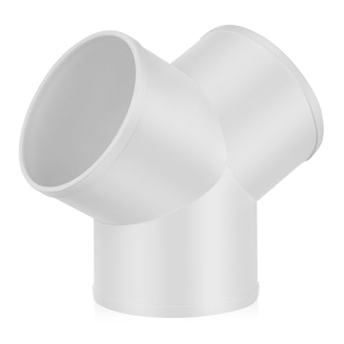 DECOMELODY Y Förmiger PVC Rohrverbinder für Abluftschläuche Y Verteiler für Effiziente Luftverteilung Universeller Schlauchanschluss Installieren Geeignet für Wohn und Gewerbelüftungssysteme DECOMELODY Y Förmiger PVC Rohrverbinder für Abluftschläuche Y Verteiler für Effiziente Luftverteilung Universeller Schlauchanschluss Installieren Geeignet für Wohn und Gewerbelüftungssysteme von DECOMELODY