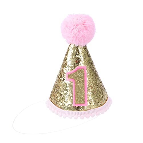 DECOMELODY Partyhut Aus Eva-material Für Jungen Und Mädchen Funkelnder Glitzer-kegelhut Für Die Feier Des 1. Geburtstags DECOMELODY Partyhut Aus Eva-material Für Jungen Und Mädchen Funkelnder Glitzer-kegelhut Für Die Feier Des 1. Geburtstags von DECOMELODY