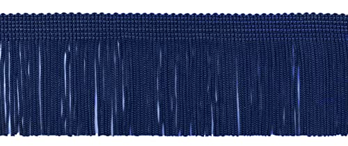 The Yard CF02 Ketten-Fransenborte, 5 cm, Dunkelblau, 0,9 m, Dunkelblau von DÉCOPRO