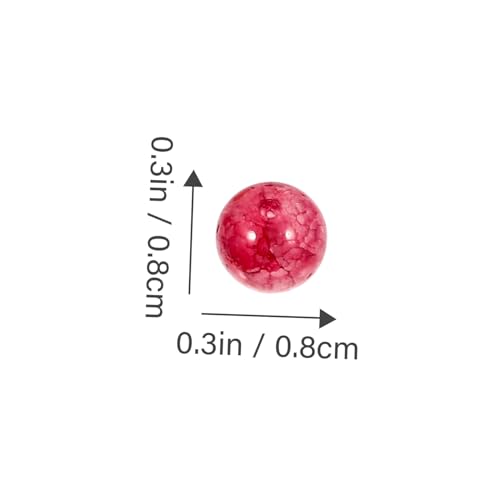 DECORNIJIA 1 Karton Farben Glasperlen DIY Schmuckherstellung Bunte Kristallperlen zum Auffädeln für Armbänder Schlüsselanhänger und Dekoration Handgemacht Zubehör von DECORNIJIA