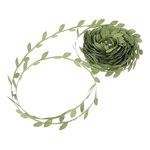 DECORNIJIA 1 Rolle Blattgewebe Goldenes Geschenkband Trimmen Grünes Blattband Verdrahtet Aufkleber Bündeln Schmuck Bausatz Bänder Zum Basteln Träger Natürliches Sackleinenband Green Polyester DECORNIJIA 1 Rolle Blattgewebe Goldenes Geschenkband Trimmen Grünes Blattband Verdrahtet Aufkleber Bündeln Schmuck Bausatz Bänder Zum Basteln Träger Natürliches Sackleinenband Green Polyester von DECORNIJIA