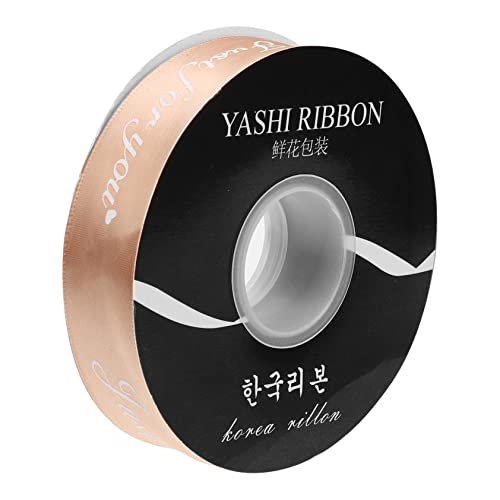 DECORNIJIA 1 Rolle Briefband Seidig Band Zum Basteln Für Hochzeitsfeier Schleife Rosafarbenes Geschenkband Exquisite Geschenkbänder Geschenkbandverzierung Blumenstrauß Liefert Polyester Khaki von DECORNIJIA