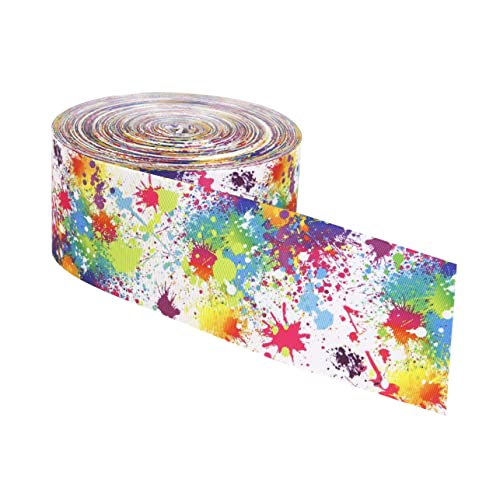 DECORNIJIA 1 Rolle Druckwebbänder für Diy Bowknot Verpackungen Breites Polyesterband Dekoratives Geschenkband für Bastelarbeiten und Partys Langlebig und Vielseitig Einsetzbar DECORNIJIA 1 Rolle Druckwebbänder für Diy Bowknot Verpackungen Breites Polyesterband Dekoratives Geschenkband für Bastelarbeiten und Partys Langlebig und Vielseitig Einsetzbar von DECORNIJIA