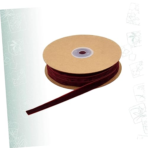 DECORNIJIA 1 Rolle Geschenkbänder ein Verpackungsband velvet ribbon samtbänder geschenkeband DIY dekoratives Klebeband Schleifen zum Verpacken wickeln Zubehör Geschenkverpackungsband von DECORNIJIA