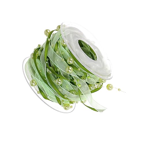 DECORNIJIA 1 Rolle Hochzeitsband Dekoration Band umwickeln Fälschung grünes Chiffonband verdrahtetes Band Party weihnachtsbaumdeko weihnachtbaumsdeko dekoratives Perlenband Geschenkband Green DECORNIJIA 1 Rolle Hochzeitsband Dekoration Band umwickeln Fälschung grünes Chiffonband verdrahtetes Band Party weihnachtsbaumdeko weihnachtbaumsdeko dekoratives Perlenband Geschenkband Green von DECORNIJIA