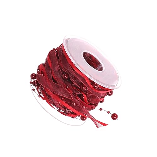 DECORNIJIA 1 Rolle Piyester-Gurtbänder für Partys Dekorationen Bandhochzeit Schleife sortiert Satinband Strauß Stoff weihnachtsbaumdeko tannenbaum dekoration Geschenkband Hochzeitsband von DECORNIJIA
