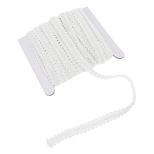 DECORNIJIA 1 Rolle Wellige Spitze Strukturiertes Band Vorhänge Verzierungen Gewebter Zopfbesatz Flechten Gimpengeflecht Für Diy Vorhangausstattung Kanten Polster Zopfbandbesatz Weiß Polyester DECORNIJIA 1 Rolle Wellige Spitze Strukturiertes Band Vorhänge Verzierungen Gewebter Zopfbesatz Flechten Gimpengeflecht Für Diy Vorhangausstattung Kanten Polster Zopfbandbesatz Weiß Polyester von DECORNIJIA
