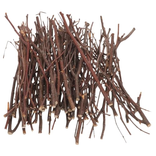 DECORNIJIA 1 Satz DIY Holzstäben Naturbelassene Zweige für Bastelprojekte Fotodekoration und Festliche Gestaltungen Tiefbraun Teilig von DECORNIJIA