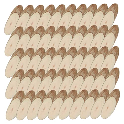 DECORNIJIA 1 Satz Oval Holzscheiben Diy Handwerksmaterialien für Hochzeitsdekorationen Glatte Runde Holzstücke für Bastelprojekte Tischkarten und Ideen DECORNIJIA 1 Satz Oval Holzscheiben Diy Handwerksmaterialien für Hochzeitsdekorationen Glatte Runde Holzstücke für Bastelprojekte Tischkarten und Ideen von DECORNIJIA