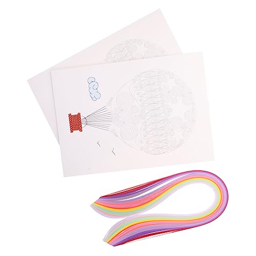 DECORNIJIA 1 Satz Quilling-tool-set Aus Papier Feder Bunt Bausätze Scrapbooking Sammelalbum Streifen Für Eisstockschießen Herstellung Quilling-papier Quilling Kunstdruckpapier Diy- von DECORNIJIA