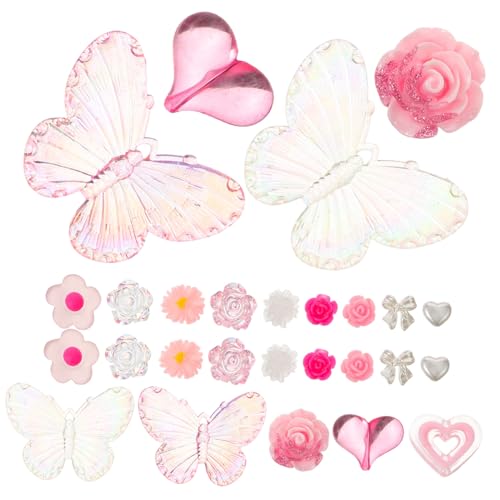 DECORNIJIA 1 Schachtel Acryl Perlen Mix Bunte Blumen Schmetterling Herz Spacer Perlen mit Dekorative für DIY Schmuckherstellung Armbänder Halsketten Haarschmuck Zubehör DECORNIJIA 1 Schachtel Acryl Perlen Mix Bunte Blumen Schmetterling Herz Spacer Perlen mit Dekorative für DIY Schmuckherstellung Armbänder Halsketten Haarschmuck Zubehör von DECORNIJIA