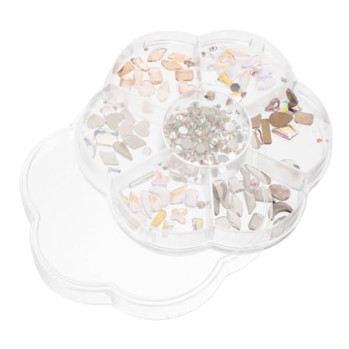 DECORNIJIA 1 Schachtel Nageldekoration Strasssteine Nägel Unregelmäßige Bunte Nail Charms Kleine Nail Gems Maniküre Schmuck Fächer Mix für Kreative Designs DECORNIJIA 1 Schachtel Nageldekoration Strasssteine Nägel Unregelmäßige Bunte Nail Charms Kleine Nail Gems Maniküre Schmuck Fächer Mix für Kreative Designs von DECORNIJIA