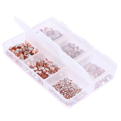 DECORNIJIA 1 Schachtel Nail Art Rhinestone Flache Rückseite Nageldekorationen Boxen Champagner DIY Maniküre Nagelkunst Zubehör Geschenk für Nageldesignerinnen und Frauen DECORNIJIA 1 Schachtel Nail Art Rhinestone Flache Rückseite Nageldekorationen Boxen Champagner DIY Maniküre Nagelkunst Zubehör Geschenk für Nageldesignerinnen und Frauen von DECORNIJIA