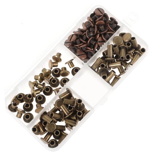 DECORNIJIA 1 Schachtel Teiliges Ledernieten Doppelkappe Robust und Langlebig für DIY Lederreparaturen Taschen Kleidung und Gepäck Bronze Farbene Ziernieten mit Glatter Verarbeitung Sicher DECORNIJIA 1 Schachtel Teiliges Ledernieten Doppelkappe Robust und Langlebig für DIY Lederreparaturen Taschen Kleidung und Gepäck Bronze Farbene Ziernieten mit Glatter Verarbeitung Sicher von DECORNIJIA