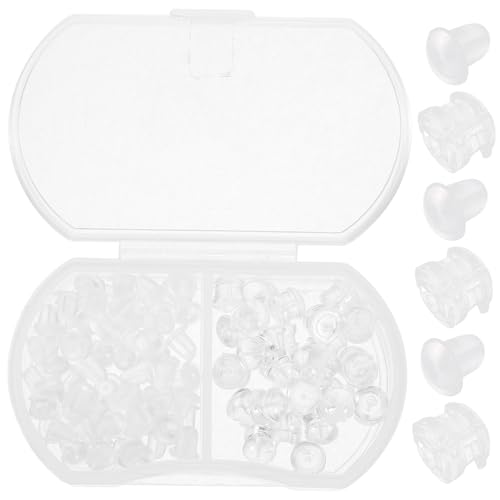 DECORNIJIA 1 Schachtel Transparente Silikon Ohrstecker Stopper DIY Ersatz Ohrring Verschlüsse Mittlere Hautfreundlich Langlebig und Bequem für Mehrere Ohrlöcher und Schmuckherstellung DECORNIJIA 1 Schachtel Transparente Silikon Ohrstecker Stopper DIY Ersatz Ohrring Verschlüsse Mittlere Hautfreundlich Langlebig und Bequem für Mehrere Ohrlöcher und Schmuckherstellung von DECORNIJIA