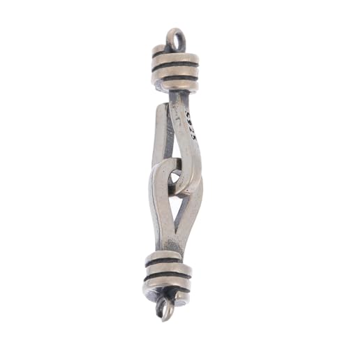 DECORNIJIA 1 Stück Armbandverschluss Halskettenclip Werkzeug Für Herstellung Gold Verschlüsse Diy-armbandschnalle Diy-halsketten-ergebnisse Halskette Verbindungsschnalle Black Silber- von DECORNIJIA