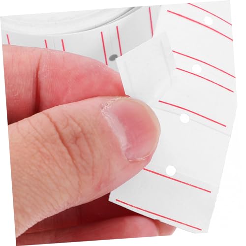 DECORNIJIA 10 Rollen Preisetikettenpapier für Etikettiergerät Selbstklebende Preisschilder pro Rolle Langlebig Haftend Geeignet für Supermärkte Einzelhandel und Verkaufsstellen von DECORNIJIA