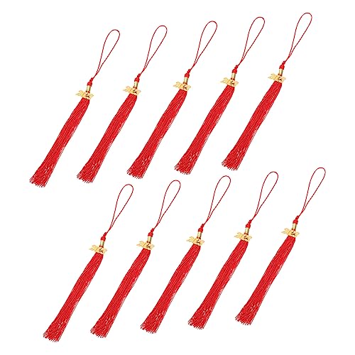 DECORNIJIA 10 Stück Graduation Hat Zubehör mit Quasten Fransen Anhänger für Abschlussfeiern Dekoration für Akademische Hüte Diy Projekte und Fotopartys DECORNIJIA 10 Stück Graduation Hat Zubehör mit Quasten Fransen Anhänger für Abschlussfeiern Dekoration für Akademische Hüte Diy Projekte und Fotopartys von DECORNIJIA
