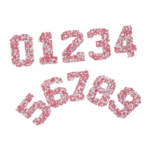 DECORNIJIA 10 Stück Iron Strass Zahlen Patches Selbstklebende Glitzer Applikationen für Kleidung Schuhe und Taschen Langlebige Funkelnde Diy Dekoration Einfaches Aufbügeln Zahlendesigns DECORNIJIA 10 Stück Iron Strass Zahlen Patches Selbstklebende Glitzer Applikationen für Kleidung Schuhe und Taschen Langlebige Funkelnde Diy Dekoration Einfaches Aufbügeln Zahlendesigns von DECORNIJIA