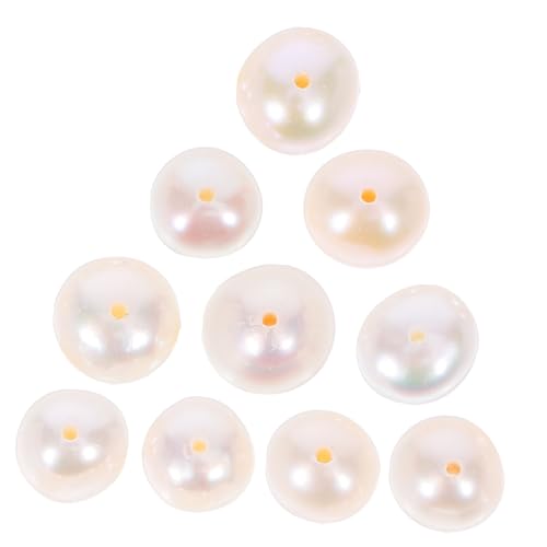 DECORNIJIA 10 Stück Natürliche Süßwasser-perlen Spacer Beads Handgebohrt mit Stabilen Löchern Kleine Ovale Perlen für DIY Schmuckherstellung Geeignet für Armbänder Halsketten Bastelbedarf DECORNIJIA 10 Stück Natürliche Süßwasser-perlen Spacer Beads Handgebohrt mit Stabilen Löchern Kleine Ovale Perlen für DIY Schmuckherstellung Geeignet für Armbänder Halsketten Bastelbedarf von DECORNIJIA