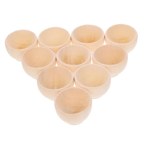 DECORNIJIA 10 Stück Naturholz Schalen zum Bemalen Unbehandelte DIY Holzschüsseln für Kreative Dekoration Kleine Runde Holzschalen für Tischdeko Basteln Hochzeit Party Lernfördernd DECORNIJIA 10 Stück Naturholz Schalen zum Bemalen Unbehandelte DIY Holzschüsseln für Kreative Dekoration Kleine Runde Holzschalen für Tischdeko Basteln Hochzeit Party Lernfördernd von DECORNIJIA