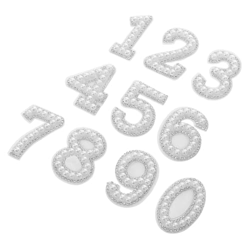 DECORNIJIA 10 Stück Nummernpatches aufnähen Bügellennummer-Flecken Nummernnähapplikationen Nummernaufkleber selber machen gestickte Zahlen Patches Stickereien Patches Bohren Weiß DECORNIJIA 10 Stück Nummernpatches aufnähen Bügellennummer-Flecken Nummernnähapplikationen Nummernaufkleber selber machen gestickte Zahlen Patches Stickereien Patches Bohren Weiß von DECORNIJIA
