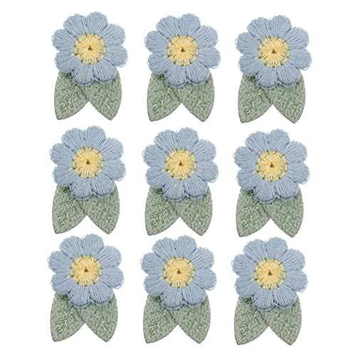 DECORNIJIA 10 Stück Stickzubehör Gestickte Aufnäher Dekorative Flicken Für Kleidung Stich Flecken Süßer Aufnäher Für Kleidung Verzierungen Für Kleidung Patch 3d-blumenbeet Bestickt Stoff Blue DECORNIJIA 10 Stück Stickzubehör Gestickte Aufnäher Dekorative Flicken Für Kleidung Stich Flecken Süßer Aufnäher Für Kleidung Verzierungen Für Kleidung Patch 3d-blumenbeet Bestickt Stoff Blue von DECORNIJIA