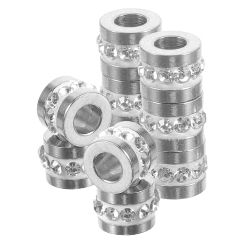 DECORNIJIA 10 Stück Strass Verbindungsperlen DIY Schmuckzubehör für Armbänder und Anhänger für Kreative Bastelprojekte Stahlfarbe DECORNIJIA 10 Stück Strass Verbindungsperlen DIY Schmuckzubehör für Armbänder und Anhänger für Kreative Bastelprojekte Stahlfarbe von DECORNIJIA