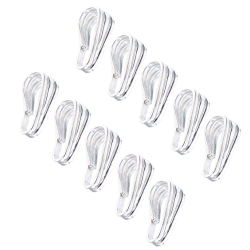 DECORNIJIA 10 Stück Teiliges Anhänger Verschlüsse aus Silber DIY Schmuckverbinder für Halsketten und Armbänder Skinfreundlich Vielseitig Verwendbar für Selbstgemachten Schmuck und DECORNIJIA 10 Stück Teiliges Anhänger Verschlüsse aus Silber DIY Schmuckverbinder für Halsketten und Armbänder Skinfreundlich Vielseitig Verwendbar für Selbstgemachten Schmuck und von DECORNIJIA