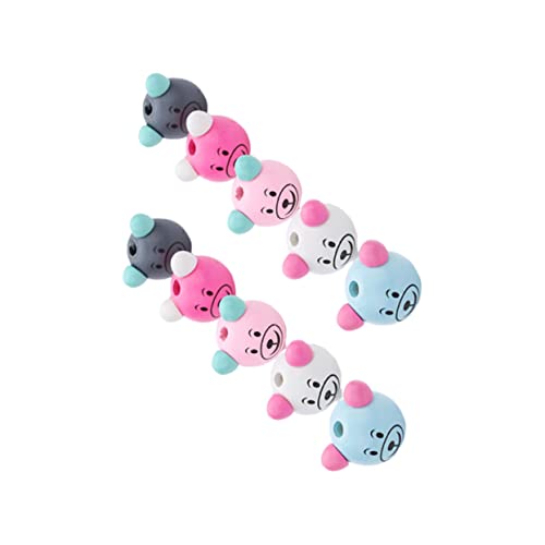 DECORNIJIA 10 Stück Teiliges Bunte Holzperlen mit Schweinekopf Natürliche Langlebige DIY Schmuckperlen für Kreative Bastel und Armbandgestaltung Farben Zufällig für Zufällige Zufällige Farbe DECORNIJIA 10 Stück Teiliges Bunte Holzperlen mit Schweinekopf Natürliche Langlebige DIY Schmuckperlen für Kreative Bastel und Armbandgestaltung Farben Zufällig für Zufällige Zufällige Farbe von DECORNIJIA