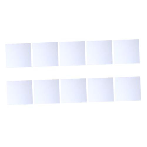 DECORNIJIA 10 Stück Teiliges DIY Schmuckzubehör Quadratische Glasaufkleber Selbstklebend für Kreative Bastelprojekte und Individuelle Wohn oder Schmuckdekoration von DECORNIJIA